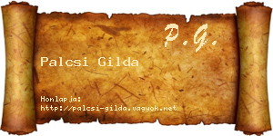 Palcsi Gilda névjegykártya